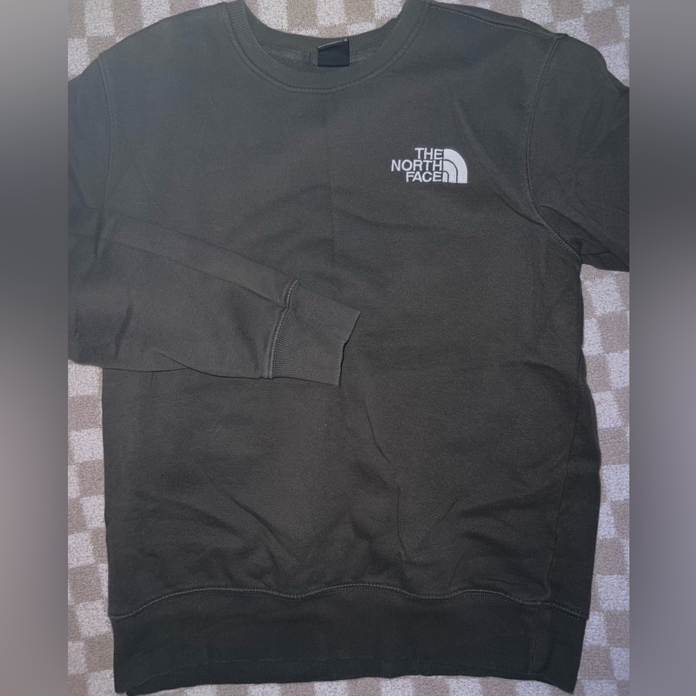 The North Face Unisex Army Green Crewneck Sweater